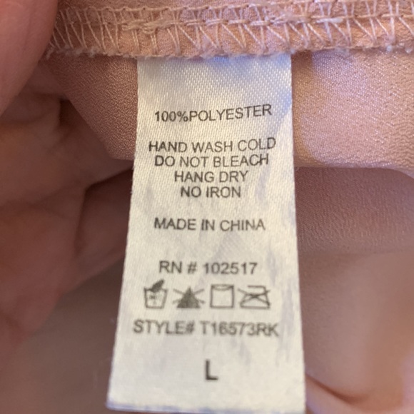 💖Soprano from Nordstrom pinky peach sleeveless blouse size large 💖 - Picture 7 of 7